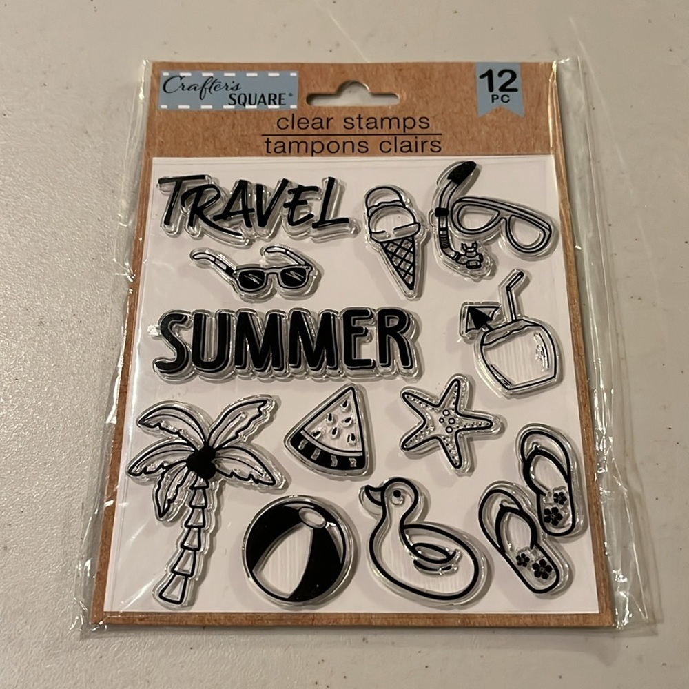 Clear Stamps Set - Black